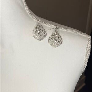 Elegant Silver Filigree Earrings